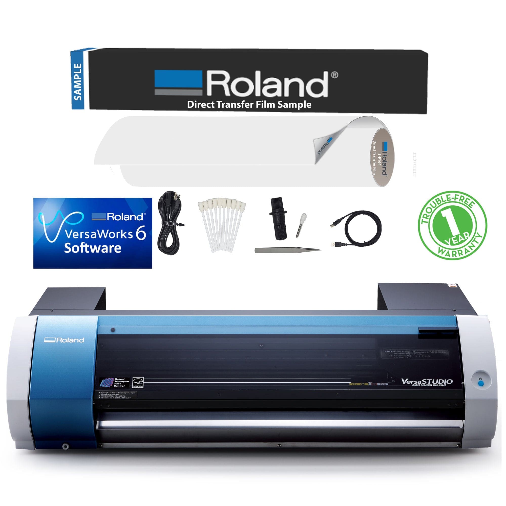 Roland Direct to Film Roland BN-20D VersaSTUDIO Desktop Direct-to-Film Print and Cut Machine