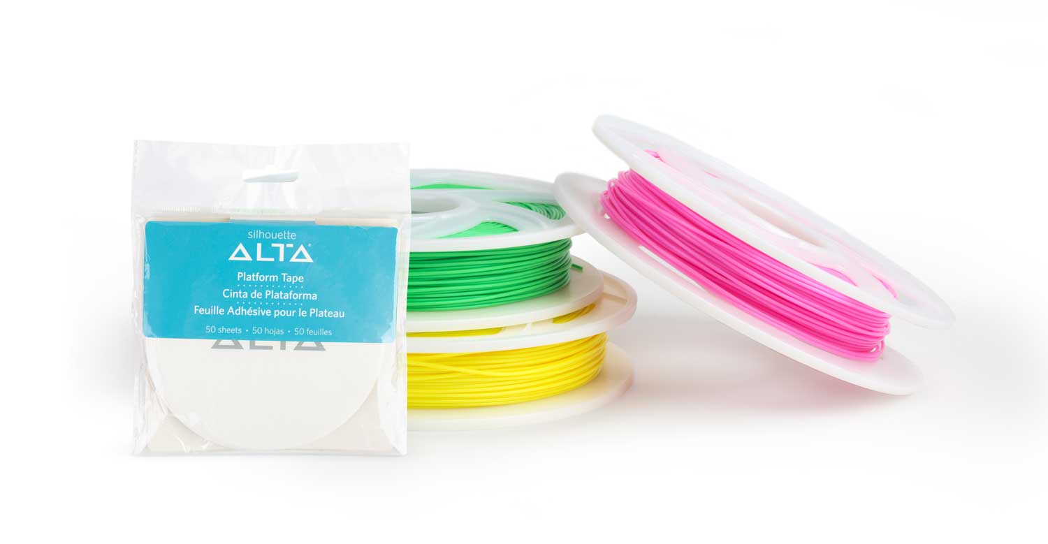 Silhouette America 3D Printers Silhouette Alta 3D Printer Bundle with 4 Color Filament Pack