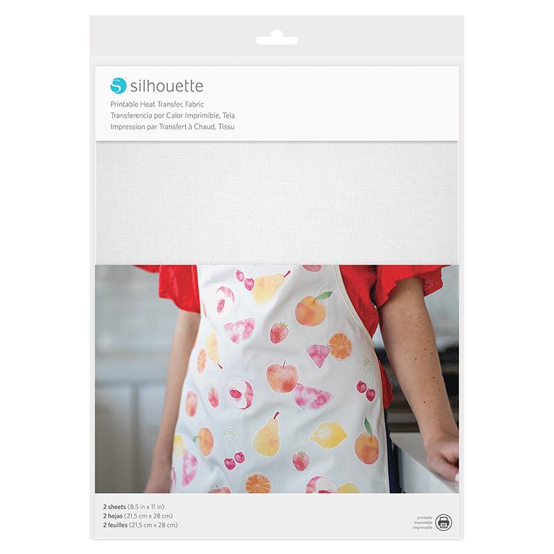 Silhouette America Heat Transfer Materials Silhouette Heat Transfer Favorites Bundle- Includes 12 Sheets of Printable Vinyl (for both light and dark material) ,2 Rolls of Glitter Heat Transfer Material, and Intro to Silhouette 101 with Free Designs