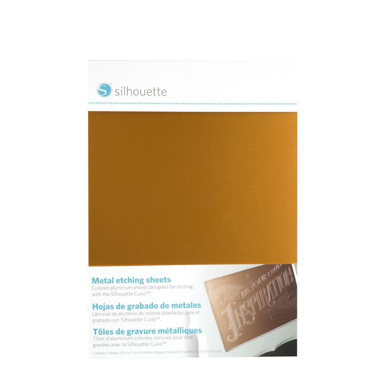 Silhouette America Specialty Media Silhouette Metal Etching Sheets METAL-ETCH