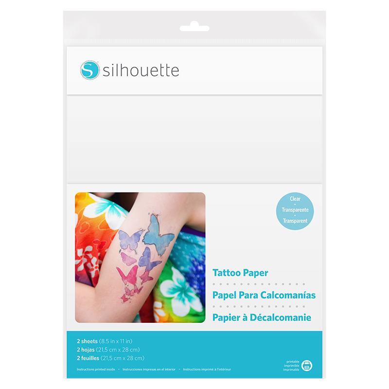 Silhouette America Stickers Silhouette Family Fun Pack- Assorted Media including Tattoo Paper, Sticker Paper, Shrink Paper for fun at-home projects with an Intro to Silhouette 101 with Free Designs