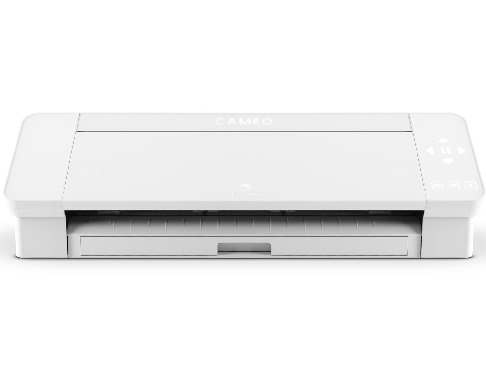 Silhouette White Cameo 4 Plus - 15 w/ 64 Oracal Vinyl Sheets, Tools, Guides
