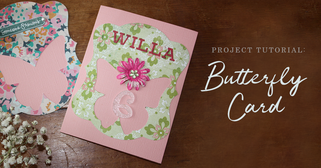 Butterfly Card Silhouette Beginner Project