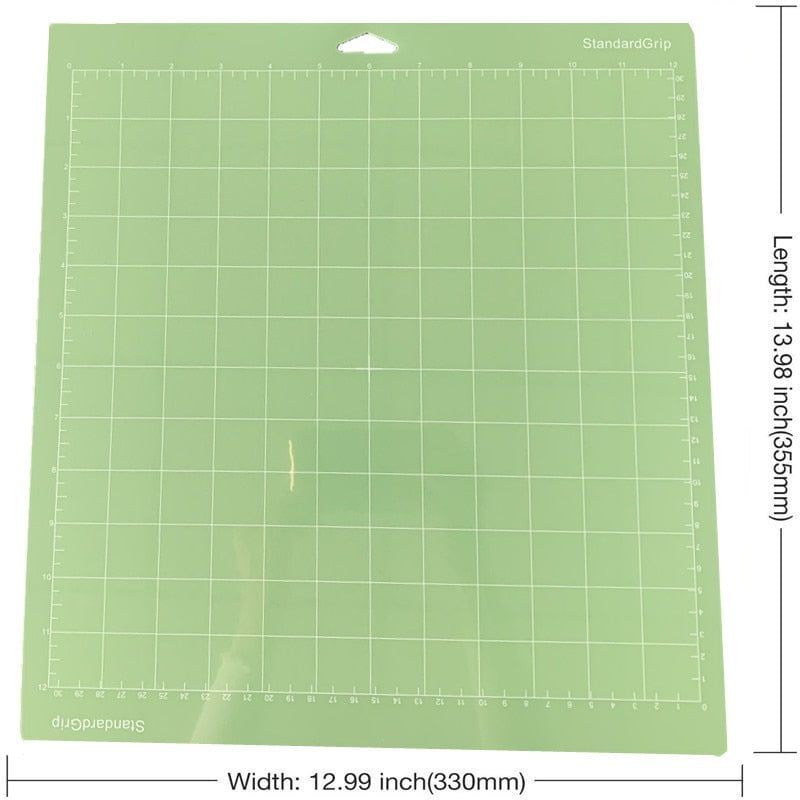 craftercuts 12x12 inches 2 Cameo Silhouette Plate Cutting Mat for Cricut/Cameo Pvc Cutting Mat Cricut Joy Cricut Accessories Cricut Maker Tapete De Corte