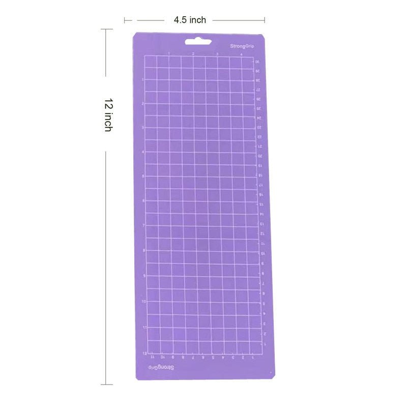 craftercuts 12x4.5 inches A Cameo Silhouette Plate Cutting Mat for Cricut/Cameo Pvc Cutting Mat Cricut Joy Cricut Accessories Cricut Maker Tapete De Corte