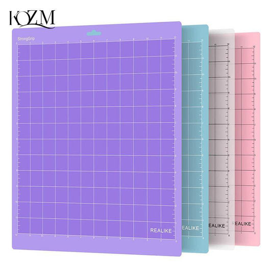 craftercuts 1pcs 12x12in Cameo Silhouette Engraving Machine Base Plate Tool Pad Cutting Mat for Cricut/Cameo 4 Adhesive PVC Cutting Mats