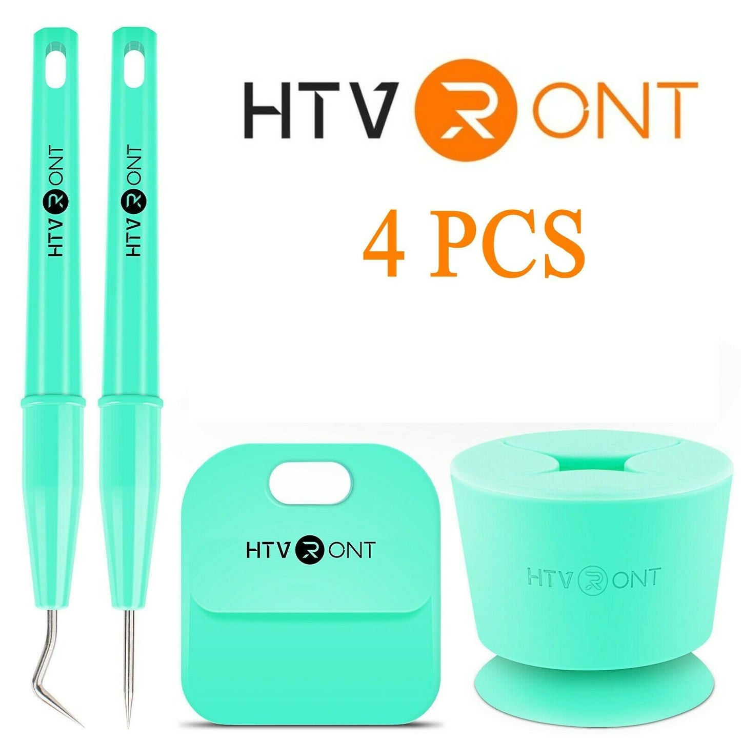 craftercuts 4pc / France HTVRONT 4 PCS DIY Craft Weeding Tools Kit for Heat Transfer Vinyl Adhesive Vinyl For Cricut Silhouette Cameo Accessories Set