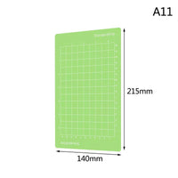craftercuts 6.5x4.5inch 1pcs 12x12in Cameo Silhouette Engraving Machine Base Plate Tool Pad Cutting Mat for Cricut/Cameo 4 Adhesive PVC Cutting Mats
