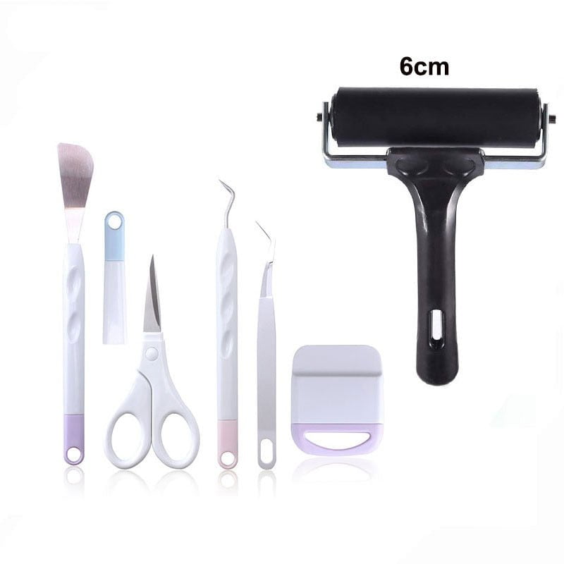 craftercuts 6cm / CN Vinyl Weeding Tool Precision Tweezer Weeder Scraper Silhouette Cameo Tool DIY Cardstock Craft Kit for Cricut Machine Accessory
