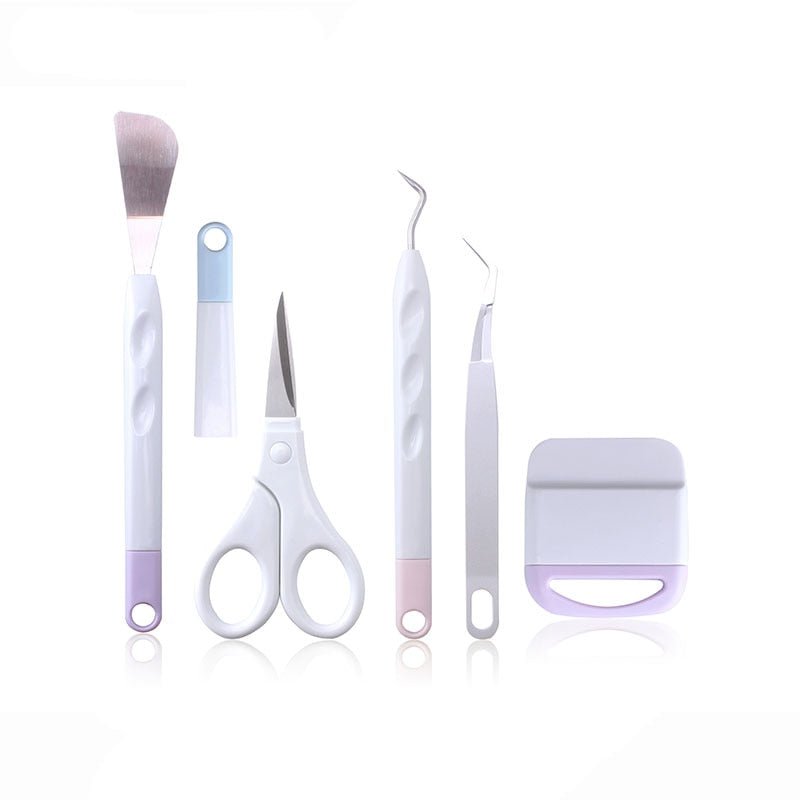 craftercuts A / CN Vinyl Weeding Tool Precision Tweezer Weeder Scraper Silhouette Cameo Tool DIY Cardstock Craft Kit for Cricut Machine Accessory
