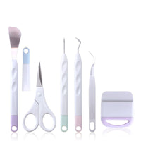 craftercuts B / CN Vinyl Weeding Tool Precision Tweezer Weeder Scraper Silhouette Cameo Tool DIY Cardstock Craft Kit for Cricut Machine Accessory
