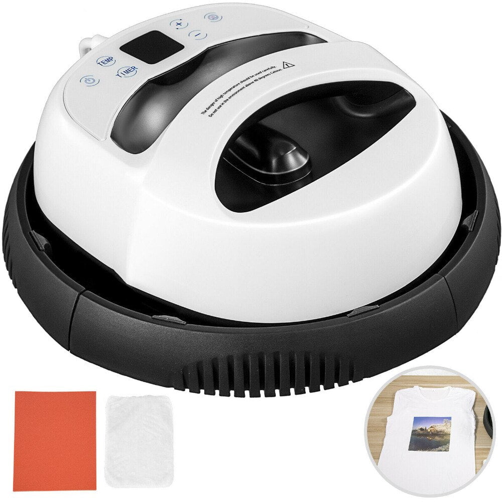 craftercuts Black / CN Mini Portable Heat Press Machine Sublimation Digital Transfer Printing Machine A3/A4 for T-shirts Transfer and Ironing HOME DIY