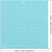 craftercuts Blue 1/3Pcs New Mixed Color Engraving Machine Base Plate Cutting Mat for Cricut/cameo 4 with Adhesive Pvc Cutting Mats 33X35Cm