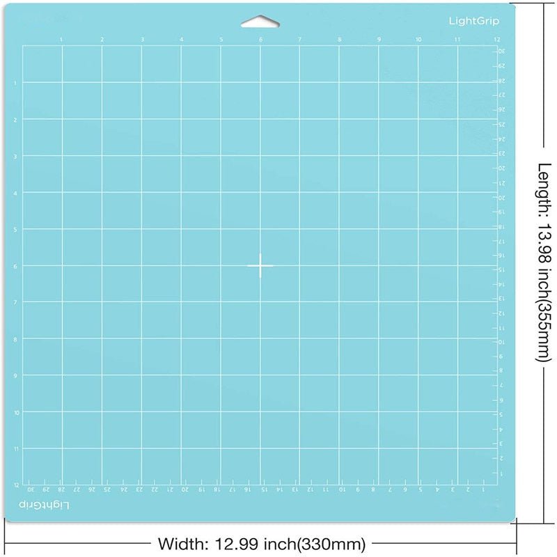 craftercuts Blue 1/3Pcs New Mixed Color Engraving Machine Base Plate Cutting Mat for Cricut/cameo 4 with Adhesive Pvc Cutting Mats 33X35Cm