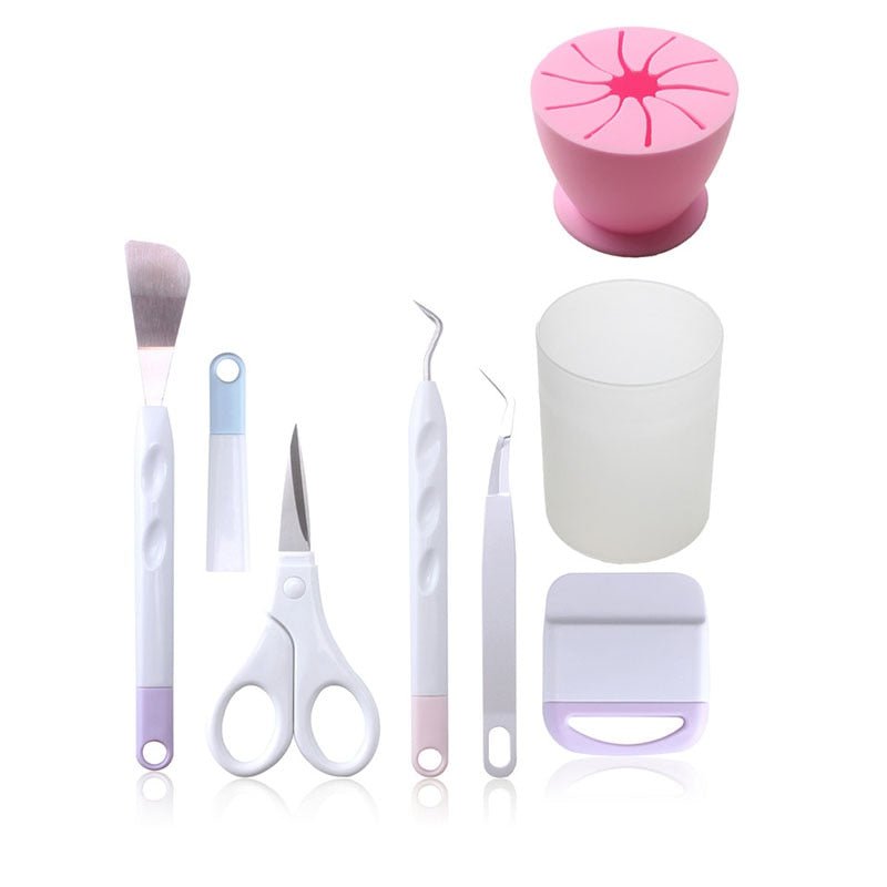 craftercuts C / CN Vinyl Weeding Tool Precision Tweezer Weeder Scraper Silhouette Cameo Tool DIY Cardstock Craft Kit for Cricut Machine Accessory