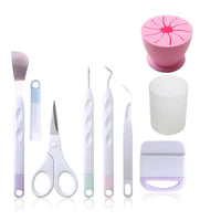 craftercuts E / CN Vinyl Weeding Tool Precision Tweezer Weeder Scraper Silhouette Cameo Tool DIY Cardstock Craft Kit for Cricut Machine Accessory