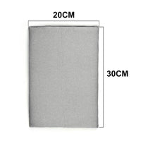 craftercuts Gray 12in x 7.8in 12"X7.8"/11.8"X11.8" EasyPress Protective Resistant Mat Pad For Cricut Heat Press Machines And HTV Iron On Projects Gray