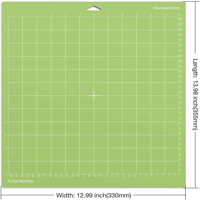 craftercuts Green 1/3Pcs New Mixed Color Engraving Machine Base Plate Cutting Mat for Cricut/cameo 4 with Adhesive Pvc Cutting Mats 33X35Cm