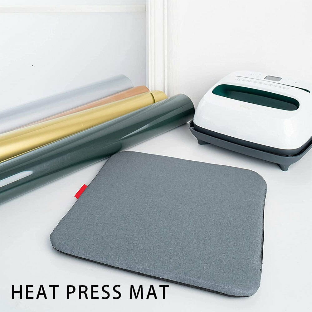 craftercuts Heat Press Mat for Cricut Easypress / Easypress 2 (12x12 inch) Craft Heating Transfer Vinyl HTV Ironing Insulation Heating Mats