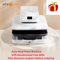 craftercuts HTVRONT 15x15in 1500w Auto Heat Press Machine Automatic Pressure DIY Iron On HTV Vinyl Sublimation for T-shirt Bag Fabric Cricut