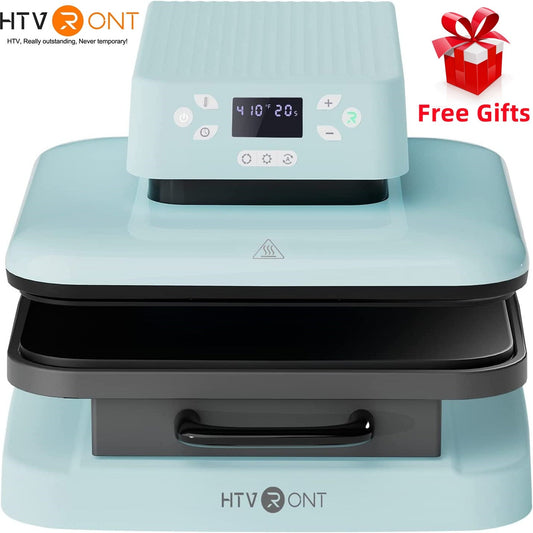 craftercuts HTVRONT 15x15in 1500w Auto Heat Press Machine Automatic Pressure DIY Iron On HTV Vinyl Sublimation for T-shirt Bag Fabric Cricut