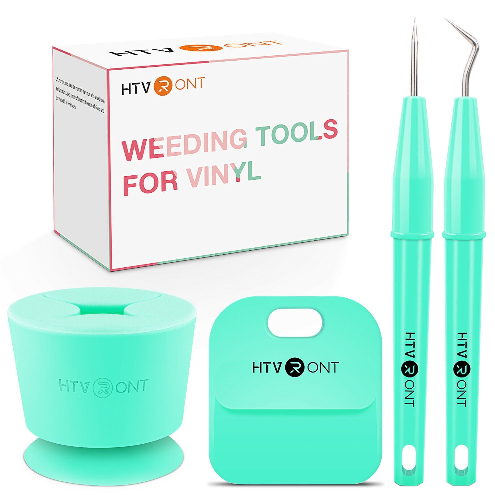 craftercuts HTVRONT 4 PCS DIY Craft Weeding Tools Kit for Heat Transfer Vinyl Adhesive Vinyl For Cricut Silhouette Cameo Accessories Set