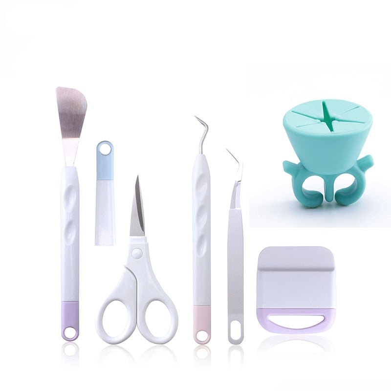 craftercuts K / CN Vinyl Weeding Tool Precision Tweezer Weeder Scraper Silhouette Cameo Tool DIY Cardstock Craft Kit for Cricut Machine Accessory