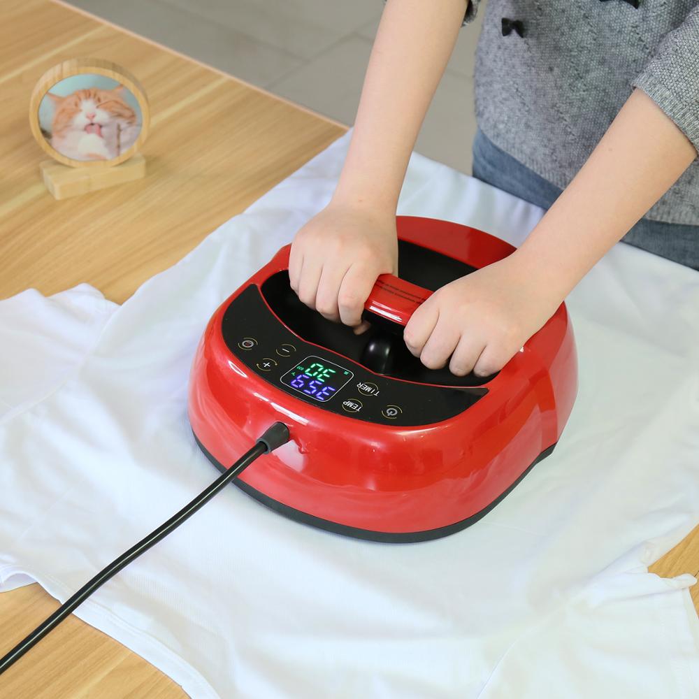 craftercuts Mini Portable Heat Press Machine Sublimation Digital Transfer Printing Machine A3/A4 for T-shirts Transfer and Ironing HOME DIY
