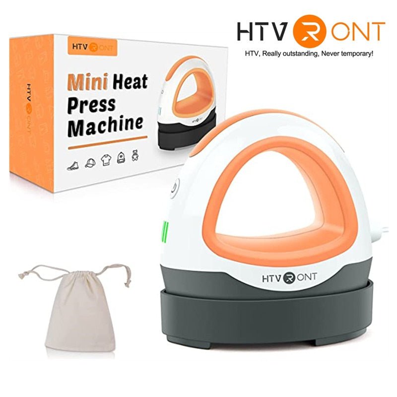 Mini Heat Press Machine T-Shirt Printing Easy Heating Transfer Press Iron  Machines for Clothes Bags Hats Pads Leather DIY Home - AliExpress