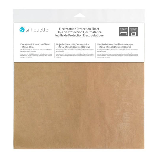 Silhouette America Blades & Cutting Mats Silhouette Electrostatic Protection Sheet - 12 x 12	for use with Electrostatic Mat