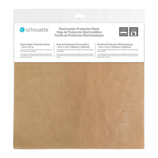 Silhouette Electrostatic Protection Sheet 12 x 12 for use with Elect