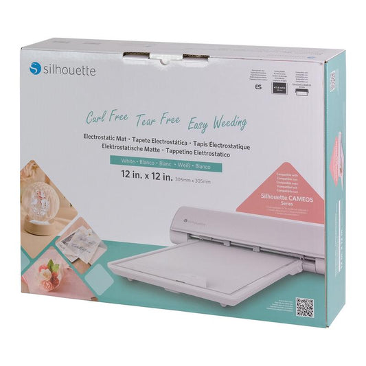 Silhouette America Mats White Silhouette Electrostatic Cutting Mat for use with Cameo 5 and Cameo 5 Plus models - 12 x 12