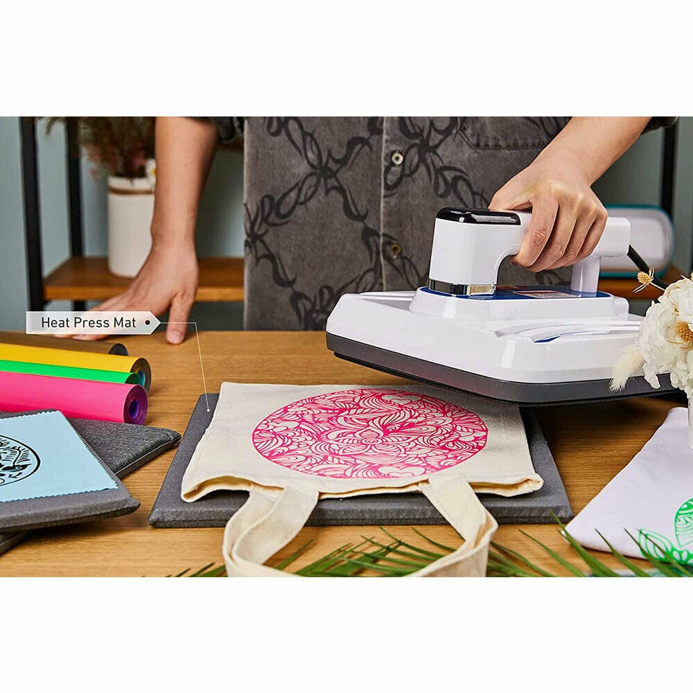 craftercuts Easy Press Protective Resistant Mat Pad for Small Heat Press Machines and HTV Iron On Projects