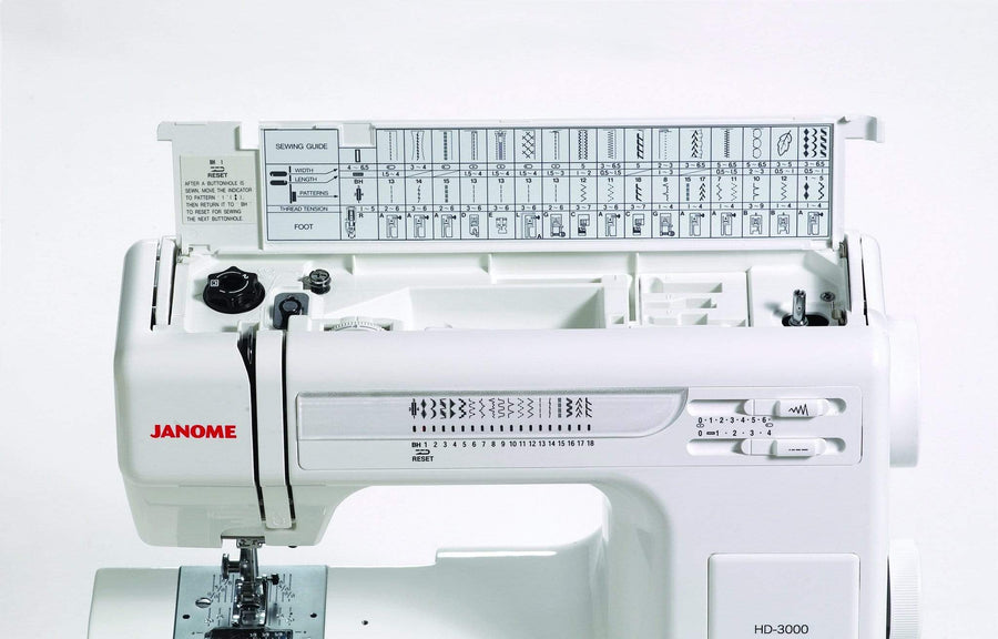 Janome HD3000 Mechanical Sewing Machine craftercuts