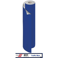 Oracal Vinyls 15 inch Roll X 50 Yard / Traffic Blue 057 Oracal 651 Intermediate Vinyl 15 inch  x 50 yard Roll