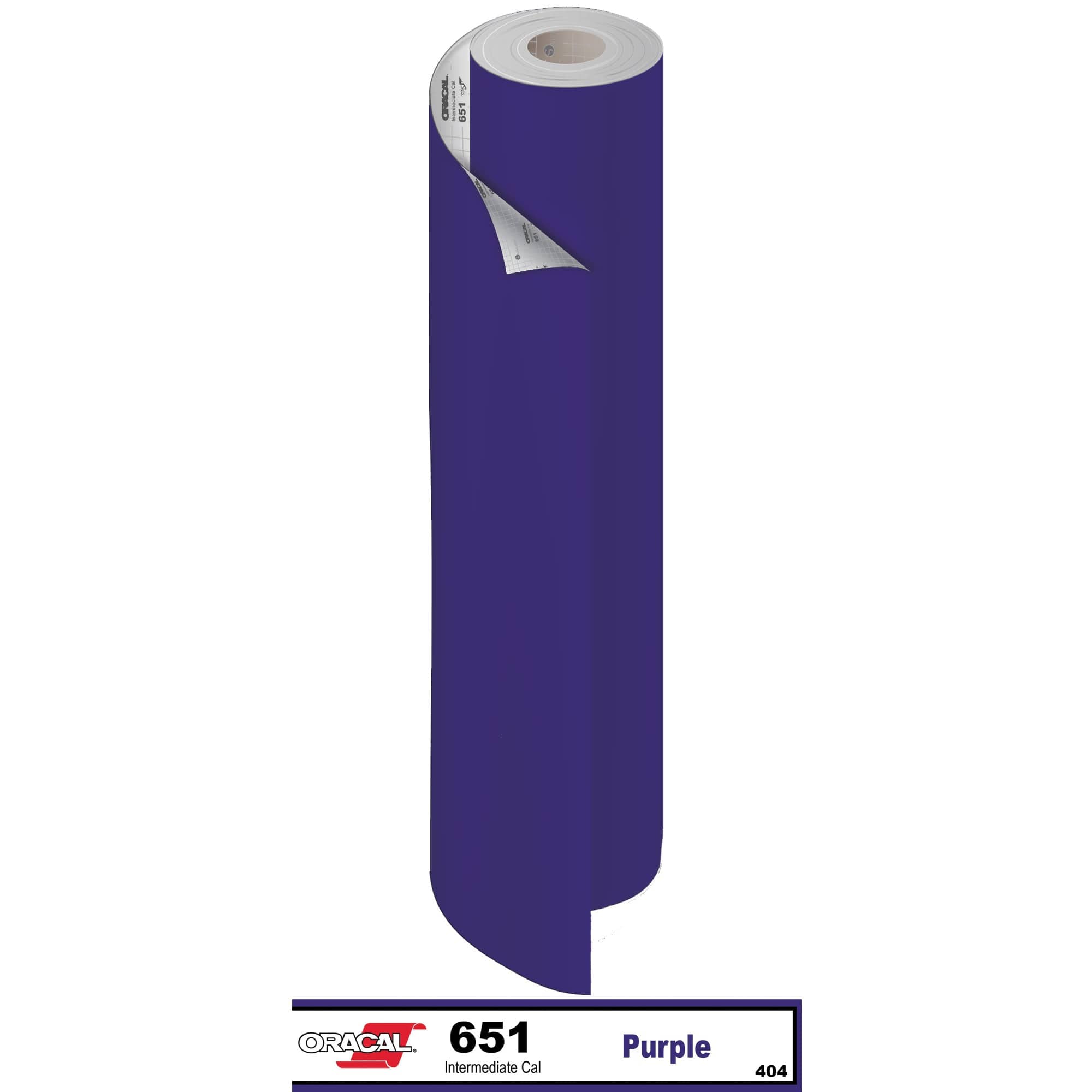 Oracal 651 Permanent Adhesive Vinyl Gloss - Purple 404 - JDMFV WRAPS