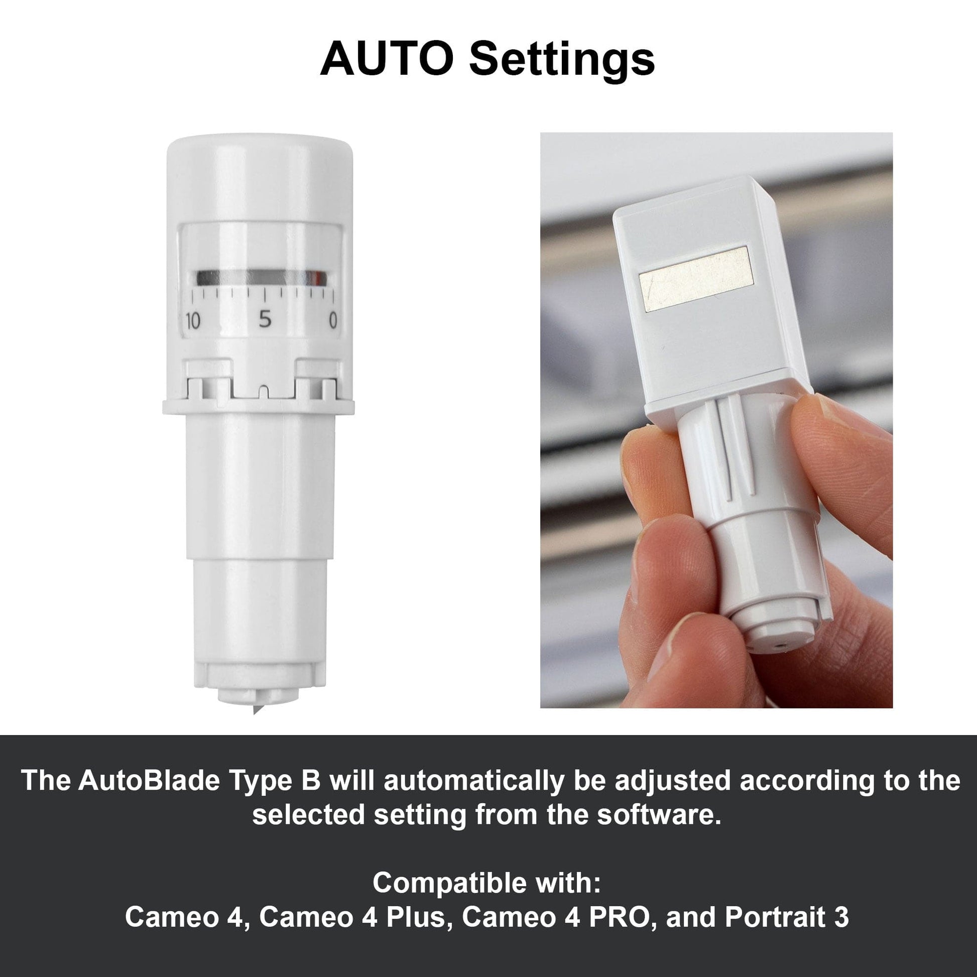 Silhouette America Blades & Cutting Mats Silhouette AutoBlade 2- 3 Pack For Use with CAMEO 4 and 50 Free Bonus Designs