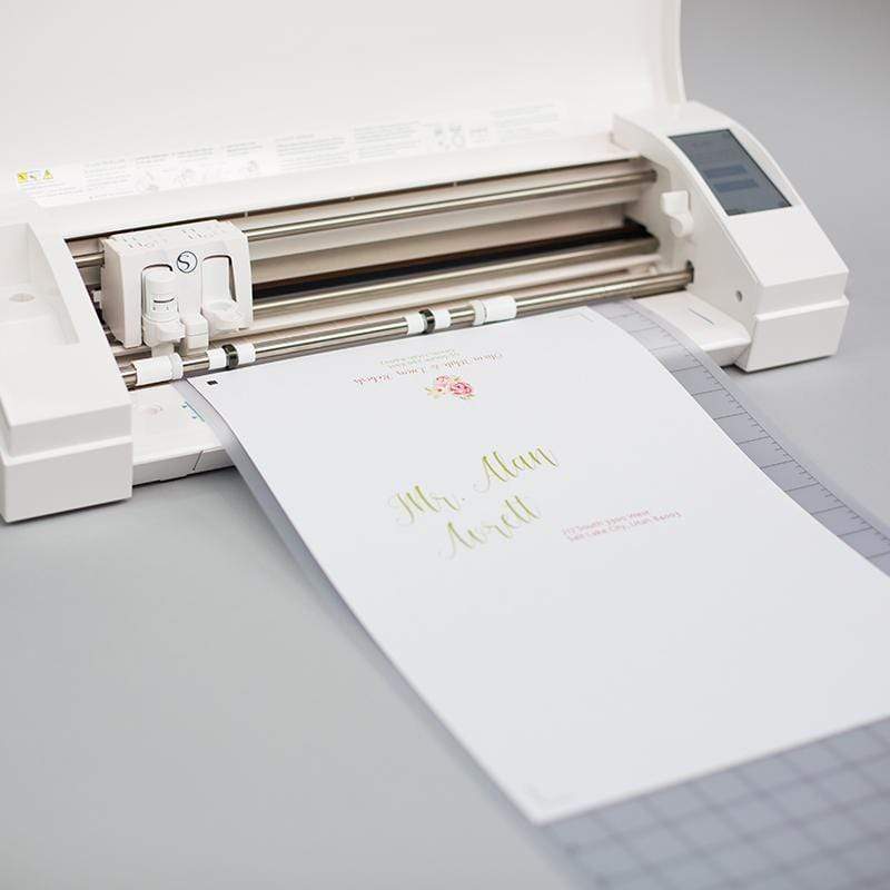 Silhouette America Blades & Cutting Mats Silhouette Matted Out Bundle- Pack of 4 Mats for use with Silhouette CAMEO Machines - 12in PixScan Mat, 12x24in Standard Mat, Standard 12in Mat, Light Tack 12in Mat, and intro to Silhouette 101 with bonus Designs