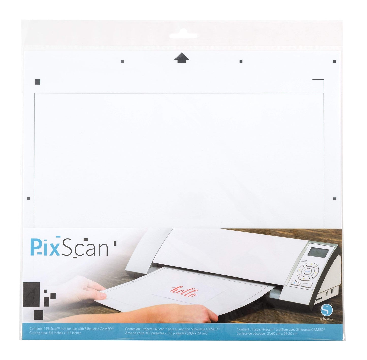 Silhouette America Blades & Cutting Mats Silhouette Matted Out Bundle- Pack of 4 Mats for use with Silhouette CAMEO Machines - 12in PixScan Mat, 12x24in Standard Mat, Standard 12in Mat, Light Tack 12in Mat, and intro to Silhouette 101 with bonus Designs