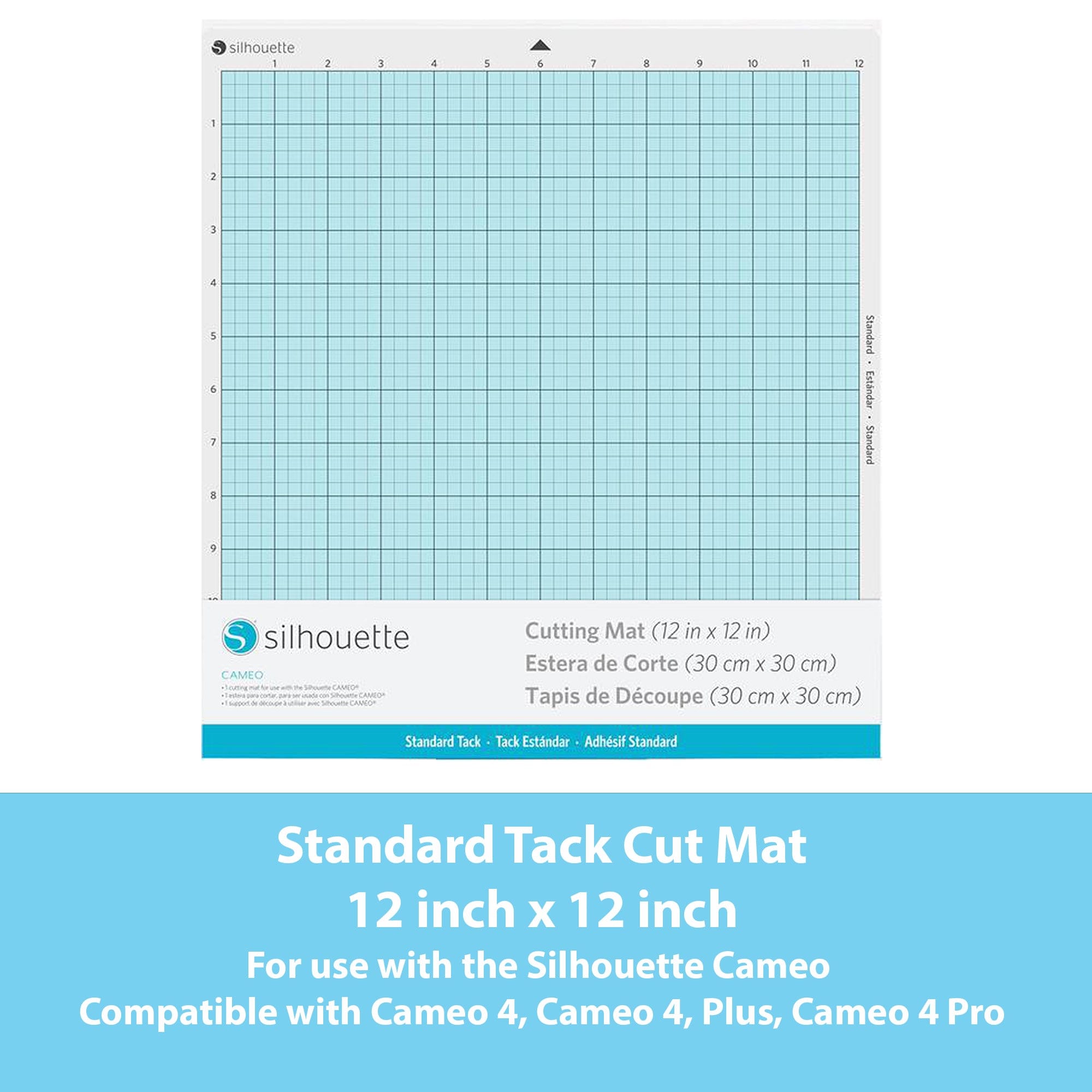 Silhouette America Cameo 4 Just the Basics Bundle with 2 AutoBlades, Vinyl Tool Kit, 2 Standard, 1 Light Hold, 1 Strong Hold Cutting mat and PixScan Mat- Start Up Guide-Pink Edition