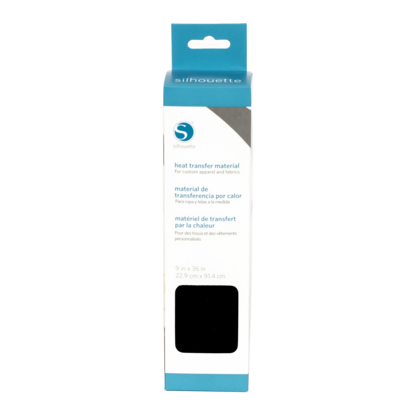 Silhouette America Heat Transfer Materials Black Silhouette 9 inch x 36 inch Flocked Heat Transfer Material