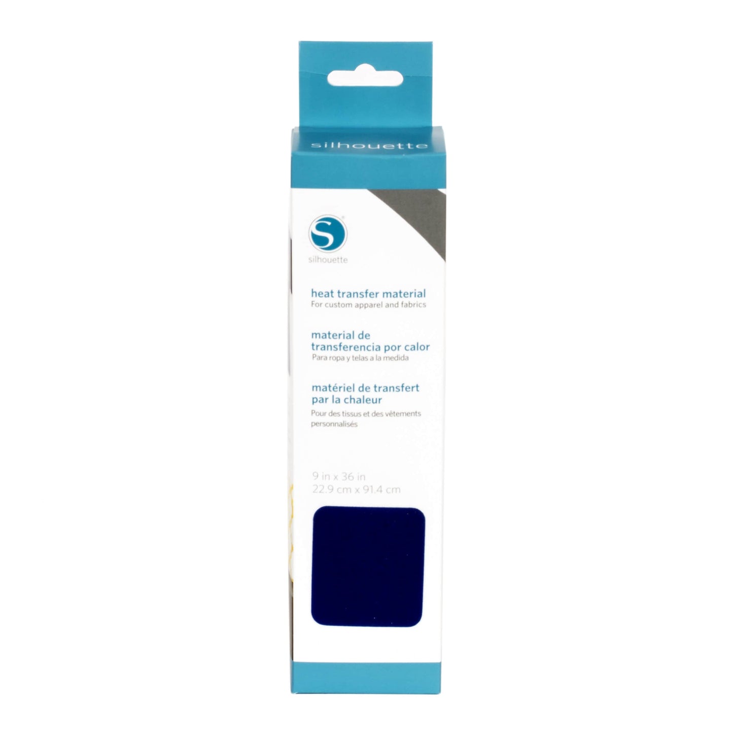 Silhouette America Heat Transfer Materials Dark Blue Silhouette 9 inch x 36 inch Flocked Heat Transfer Material