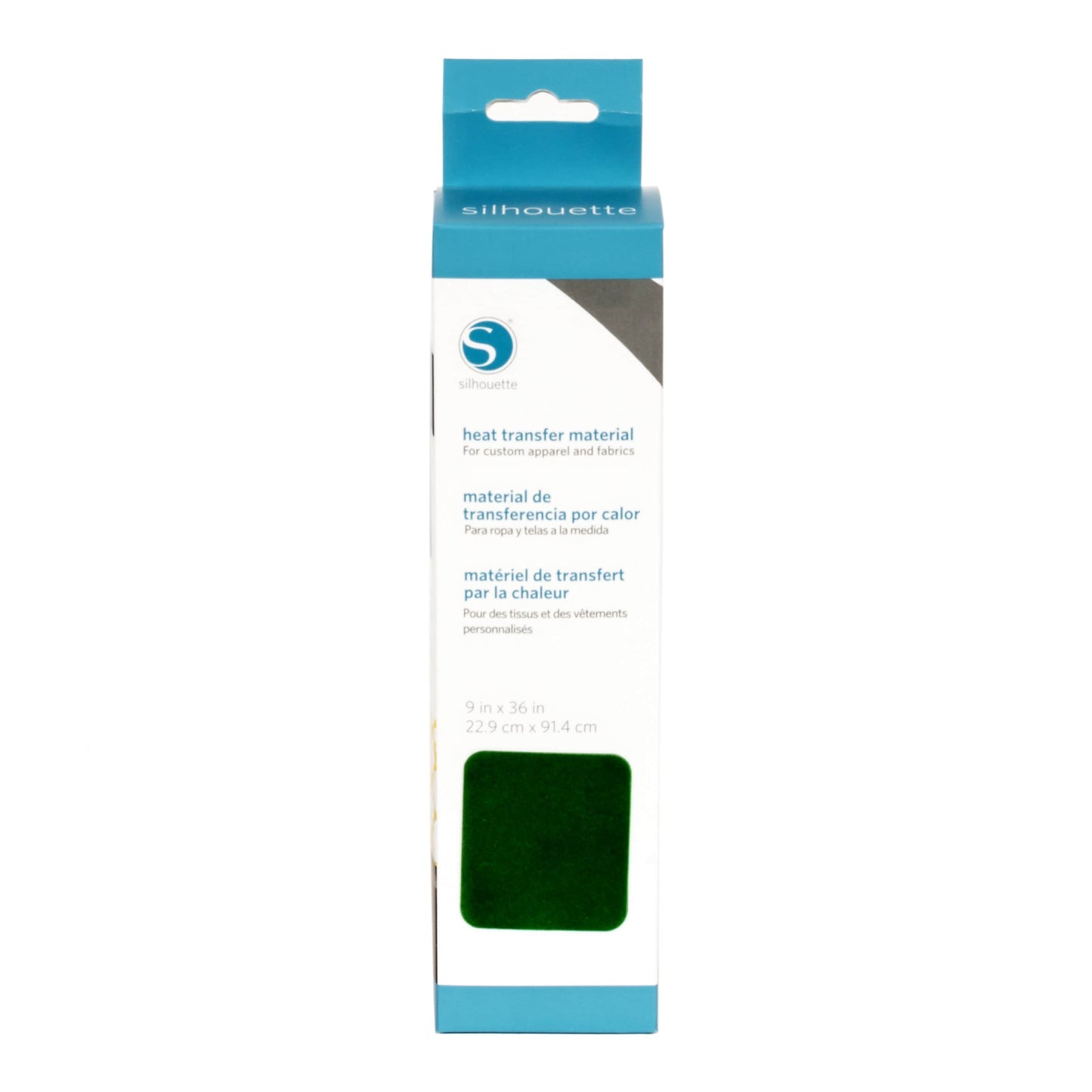 Silhouette America Heat Transfer Materials Green Silhouette 9 inch x 36 inch Flocked Heat Transfer Material