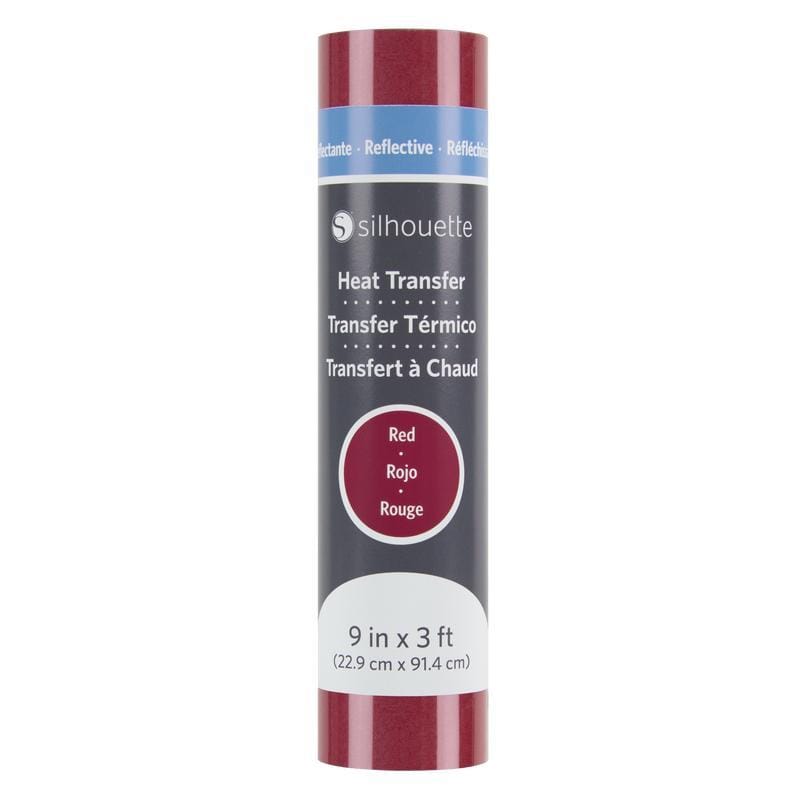 Silhouette America Heat Transfer Materials Red Silhouette 9 in Reflective Heat Transfer Material