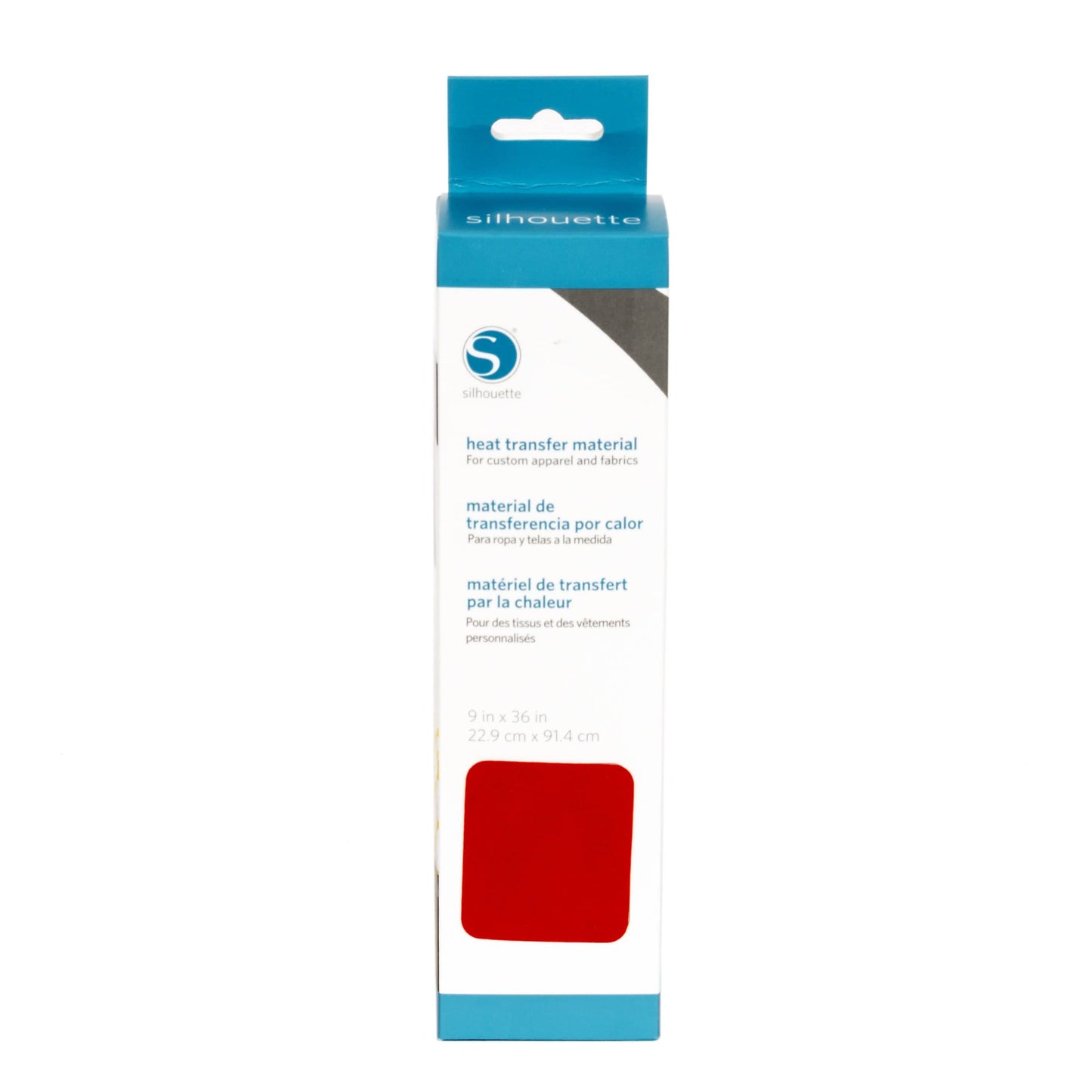 Silhouette America Heat Transfer Materials Red Silhouette 9 inch x 36 inch Flocked Heat Transfer Material