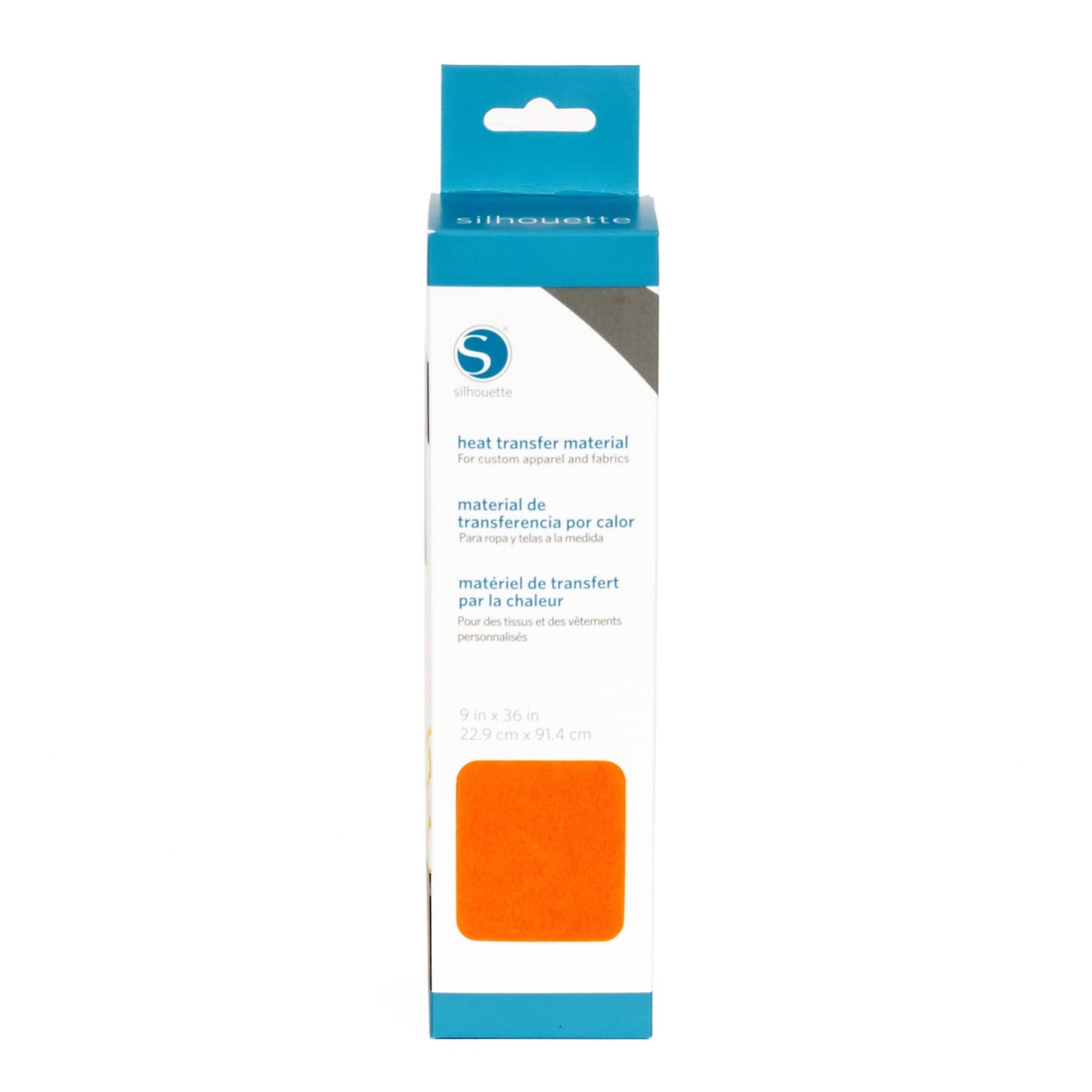 Silhouette America Heat Transfer Materials Tangerine Silhouette 9 inch x 36 inch Flocked Heat Transfer Material