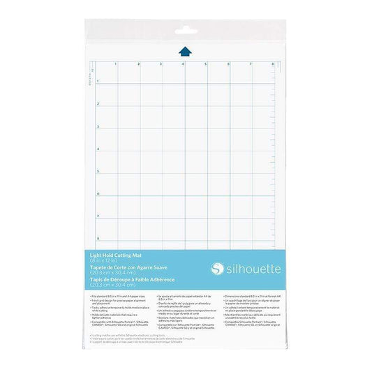 Silhouette America Mats Silhouette Light hold 8 inch x 12 inch Cutting Mat  CUT-MAT-8LT-3T