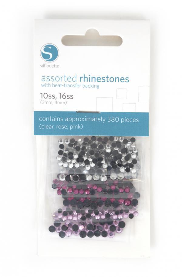 Silhouette America Rhinestones Silhouette rhinestone assorted pack 1 clear, rose, pink SILH-RHINE-6PK-1