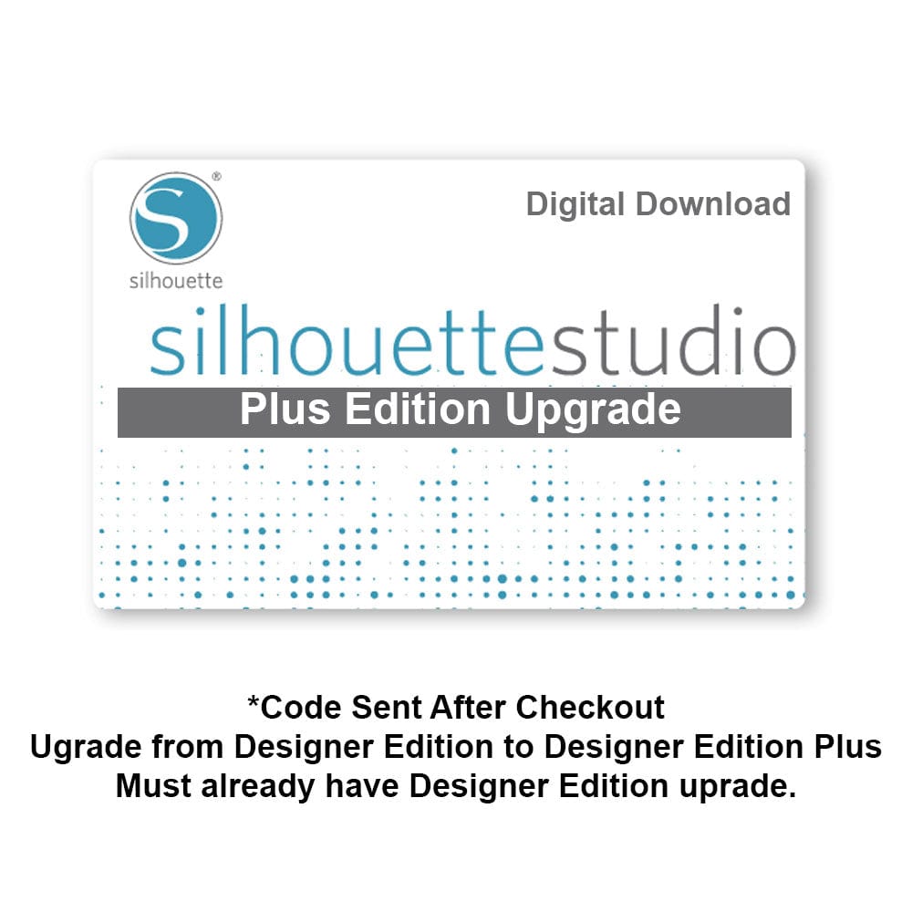 Silhouette America Software & Downloads Silhouette Upgrade from Designer Edition to PLUS