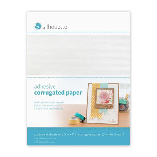 Silhouette America Specialty Media Silhouette adhesive corrugated paper  MEDIA-COR-ADH